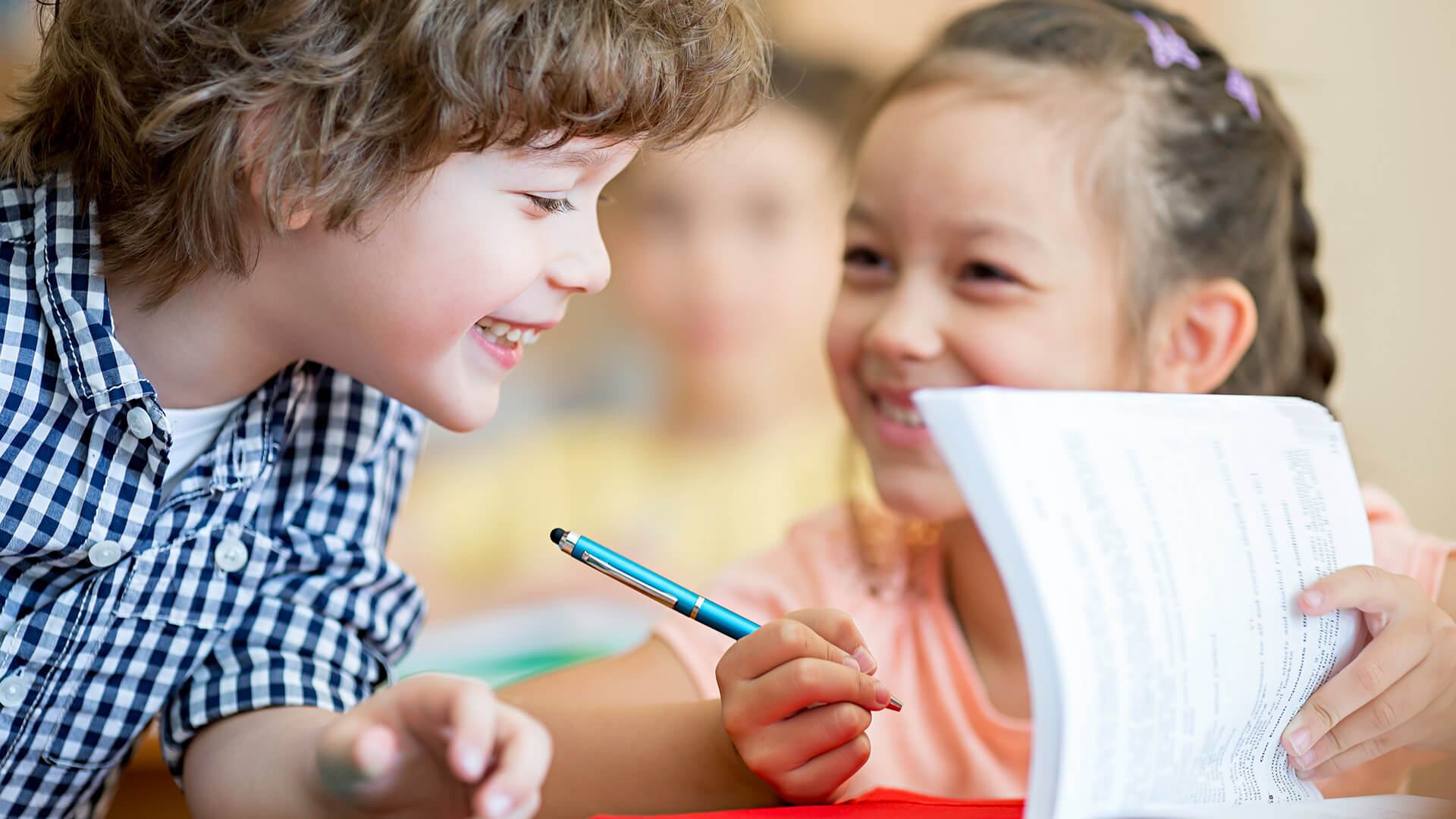 Childrens are learning